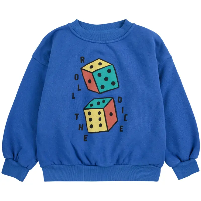 Bobo Choses Blue Roll The Dice Sweatshirt 1