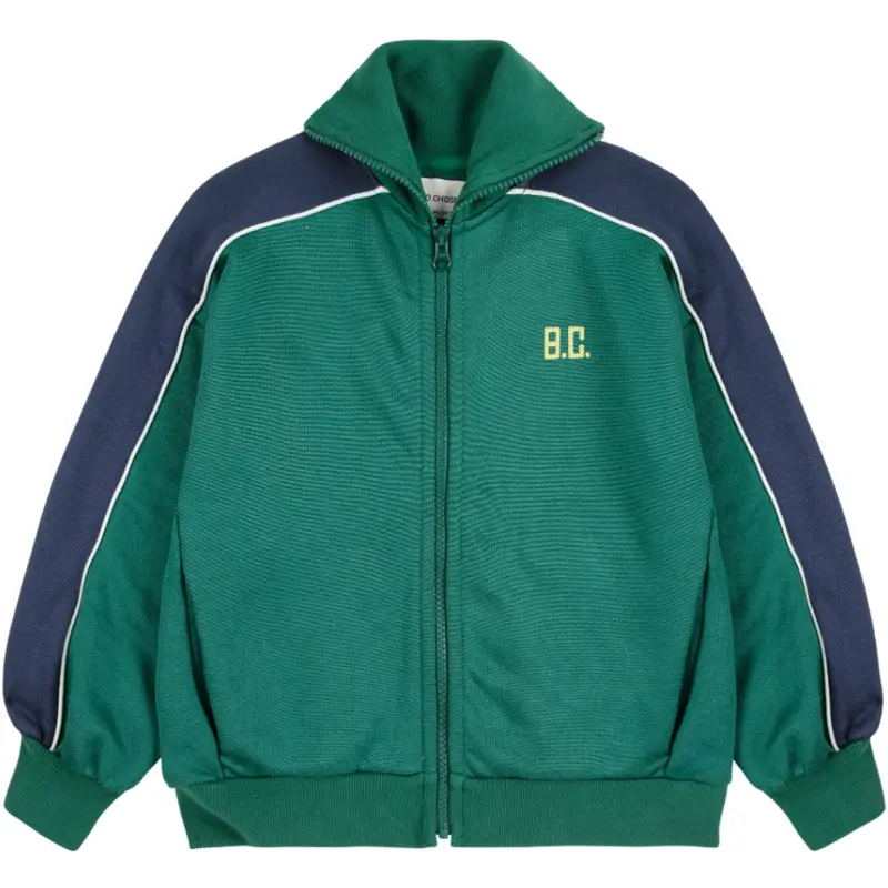 Bobo Choses Dark Green Bc Tracksuit Jacket 1