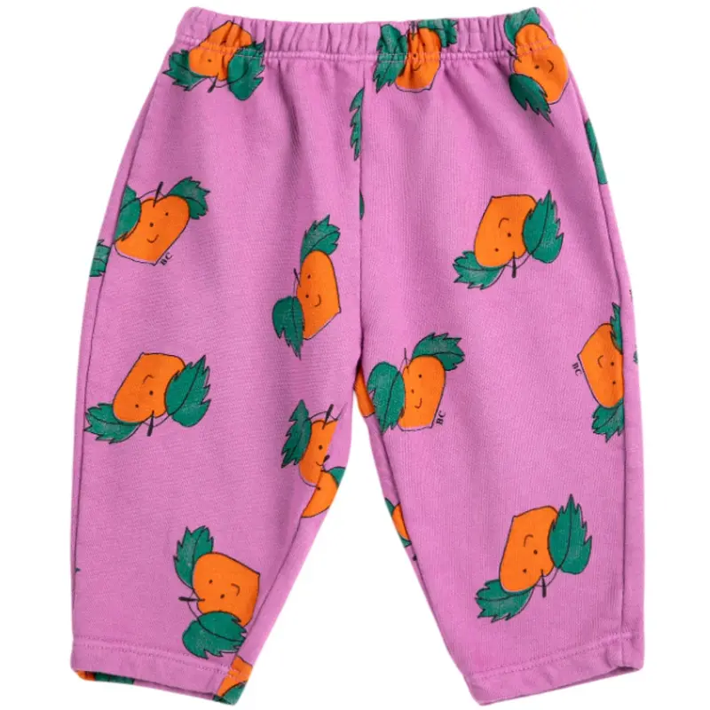 Bobo Choses Fuchsia Tangerine All Over Jogging Pants 1
