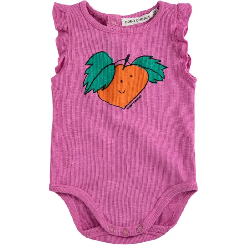 Bobo Choses Fuchsia Tangerine Ruffled Body 1