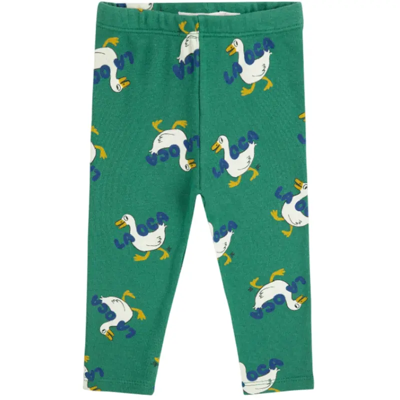 Bobo Choses Green La Oca All Over Leggings 1