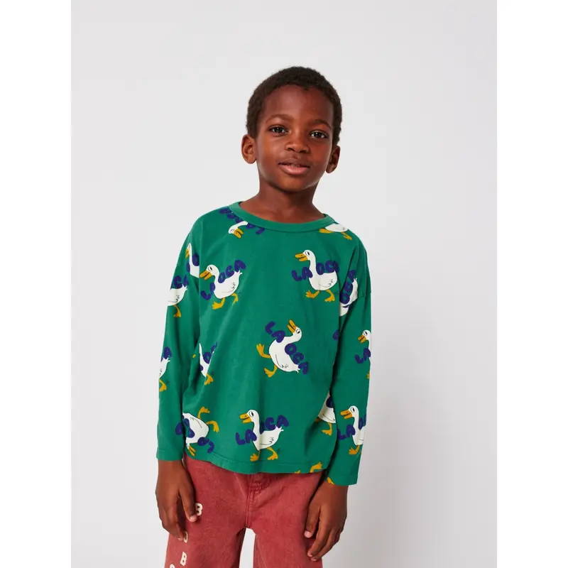 Bobo Choses Green La Oca All Over T-Shirt 2
