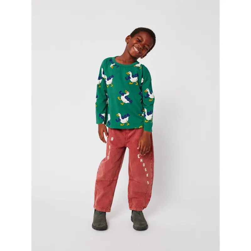 Bobo Choses Green La Oca All Over T-Shirt 4