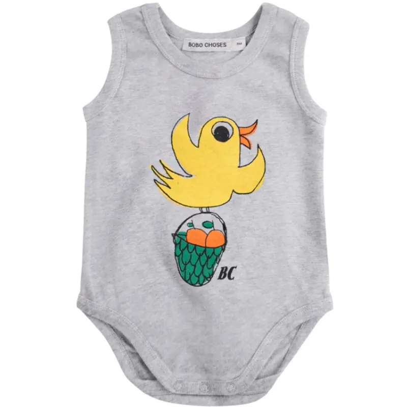 Bobo Choses Heather Grey Flying Oranges Body 1