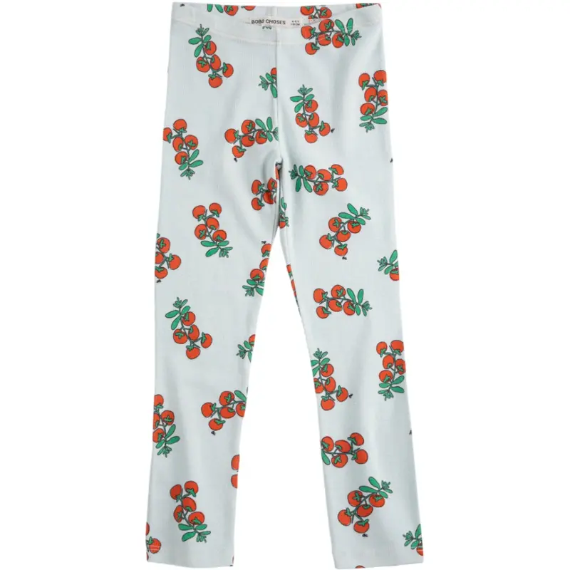 Bobo Choses Light Blue Juicy Tomatoes All Over Leggings 1