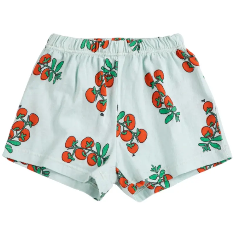 Bobo Choses Light Blue Juicy Tomatoes All Over Shorts 1