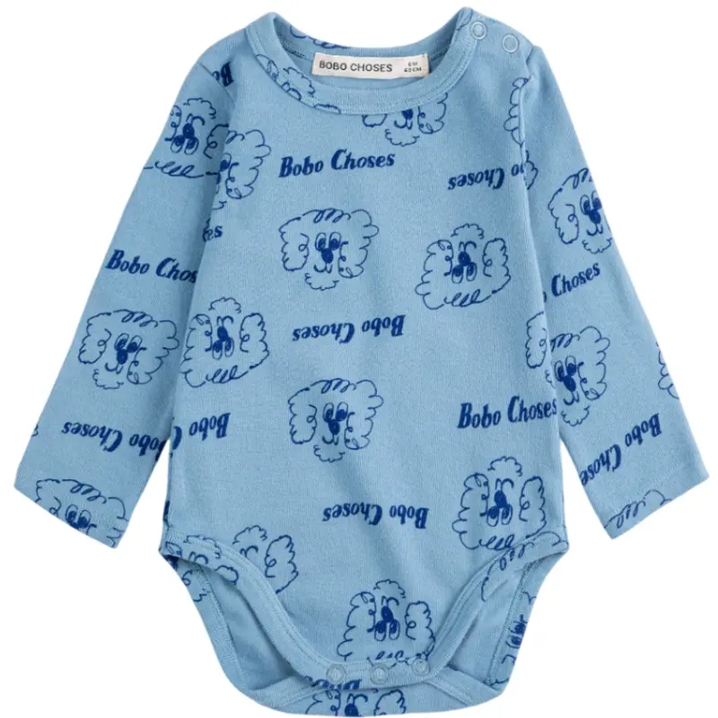 Bobo Choses Light Blue Pickles The Dog All Over Body 1