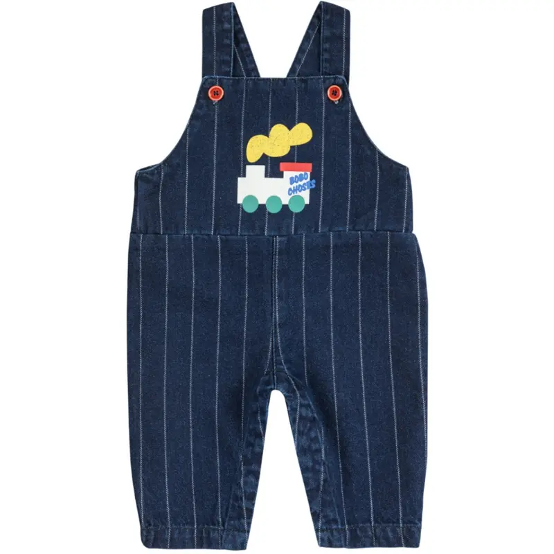 Bobo Choses Midnight Blue Bobo Choo Choo Denim Dungaree 1
