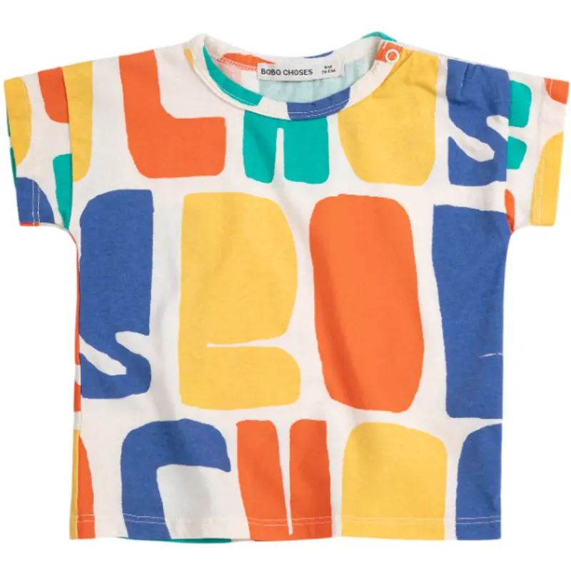Bobo Choses Multicolor Bobo Choses Color All Over T-Shirt 1