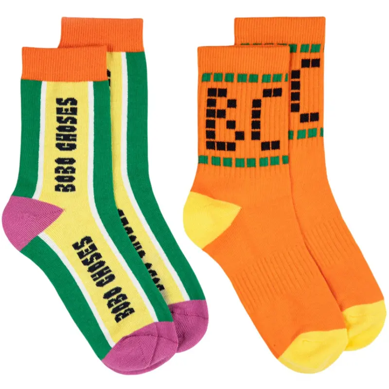 Bobo Choses Multicolor Bobo Choses Short Socks Pack X 2 1