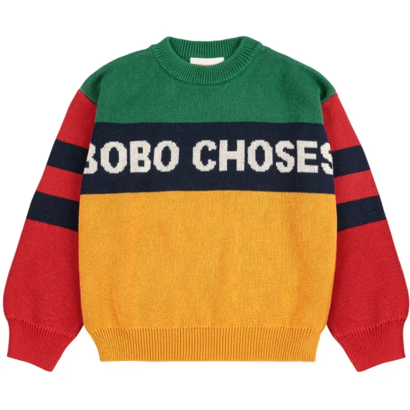Bobo Choses Multicolor Color Block Jumper 1