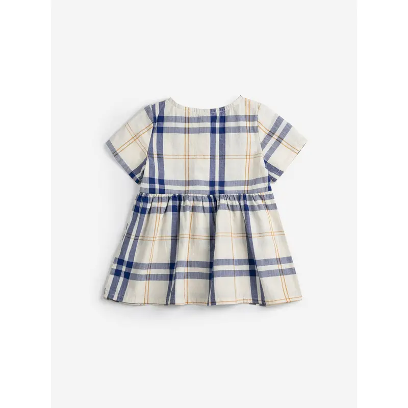 Bobo Choses Multicolor Fun Tartan Woven Dress 3