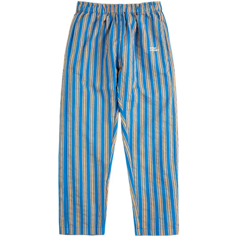 Bobo Choses Navy Blue New Hairline Woven Pants 1