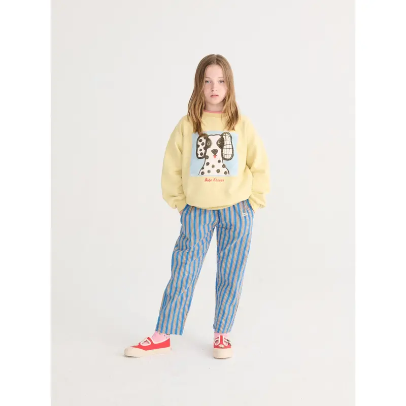 Bobo Choses Navy Blue New Hairline Woven Pants 3