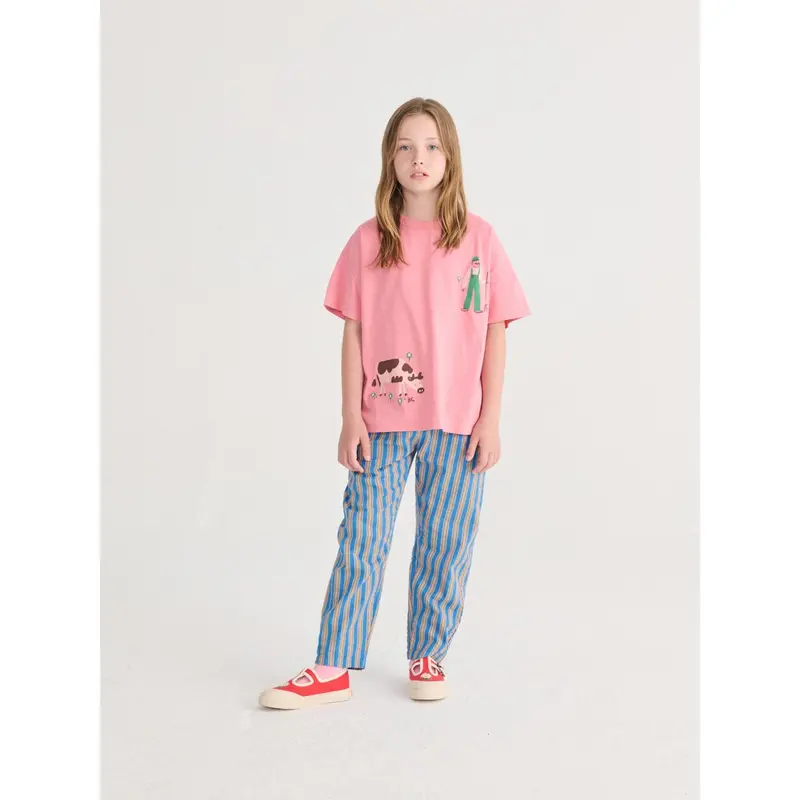 Bobo Choses Navy Blue New Hairline Woven Pants 4