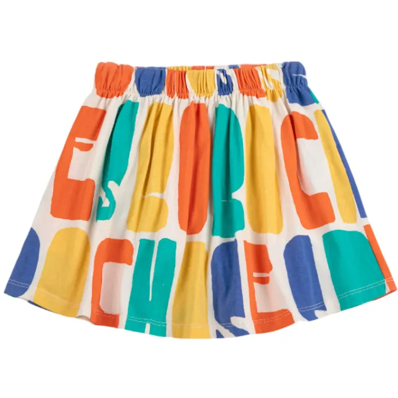Bobo Choses Offwhite Bobo Choses Color All Over Skirt 1