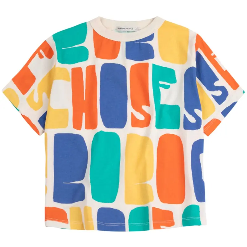 Bobo Choses Offwhite Bobo Choses Color All Over T-Shirt 1