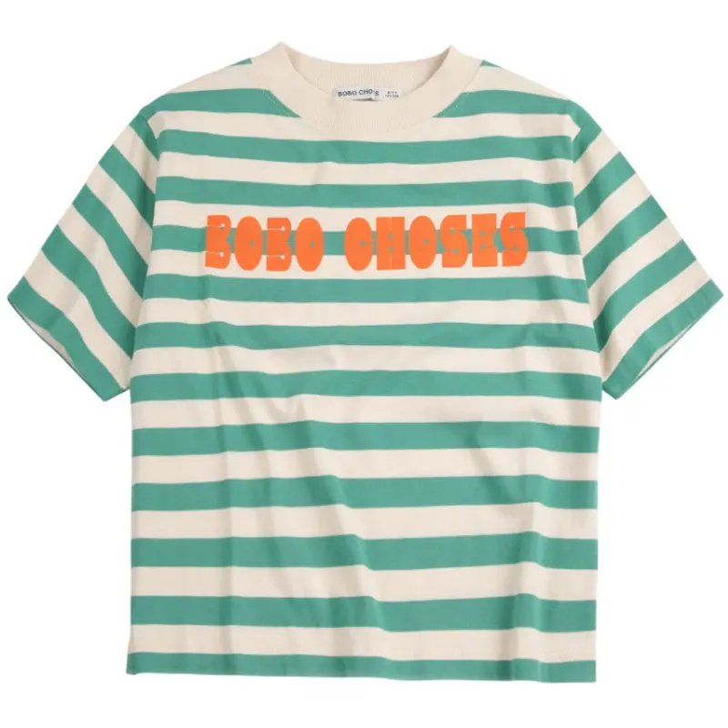 Bobo Choses Offwhite Bobo Choses Modern Striped T-Shirt 1