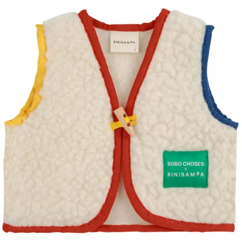 Bobo Choses Offwhite X Binibamba Snuggle Vest 1
