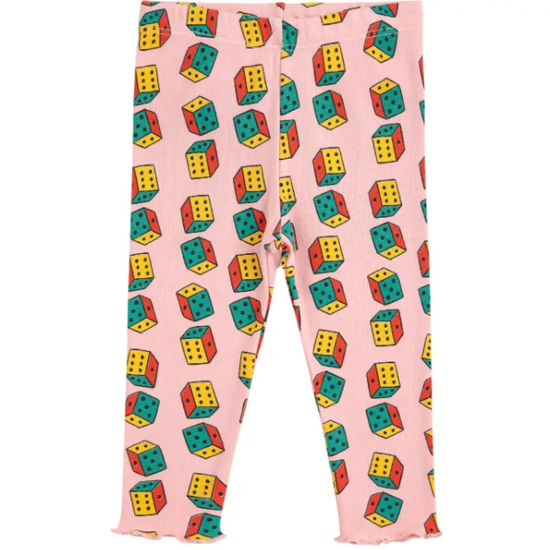 Bobo Choses Pink Dices All Over Leggings 1