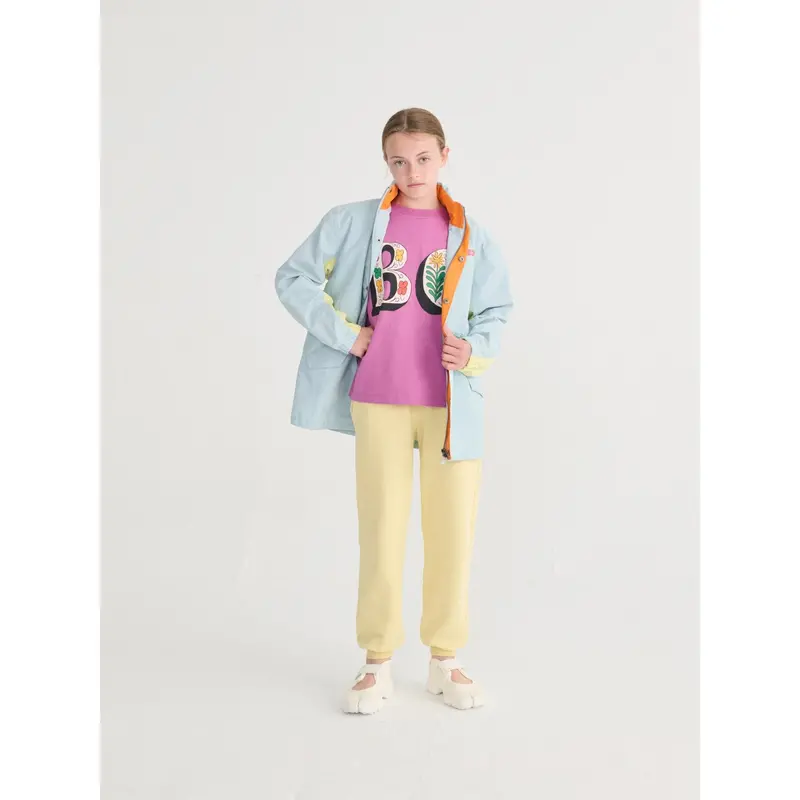Bobo Choses Purple Spring Letters T-Shirt 4