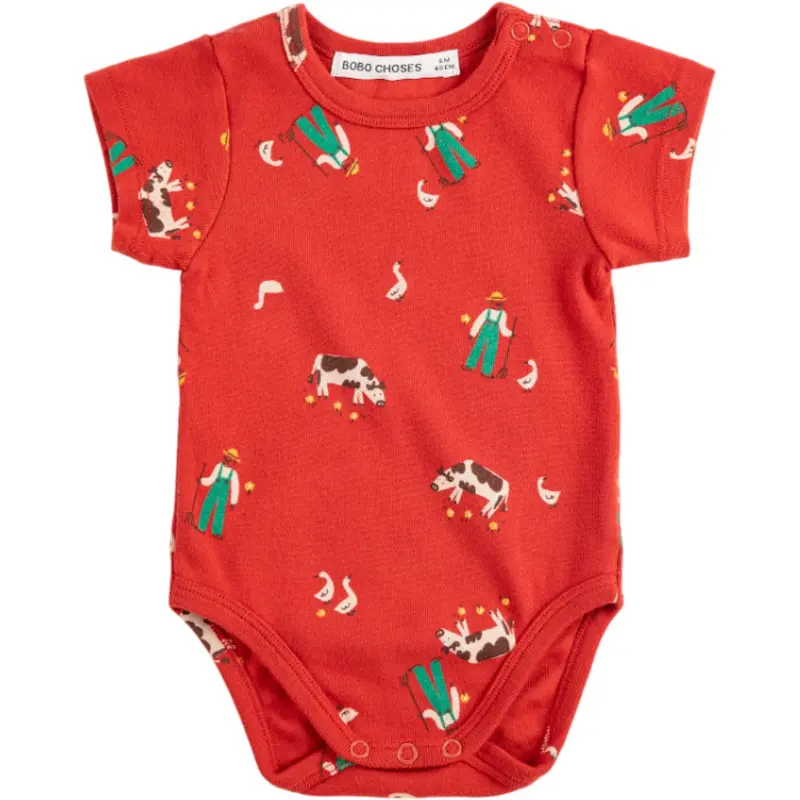 Bobo Choses Red Farm Adventure All Over Body 1
