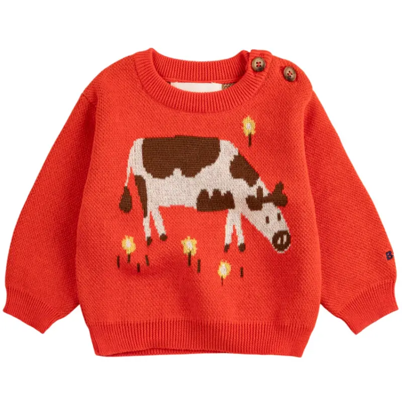 Bobo Choses Red Farm Adventure Jumper 1