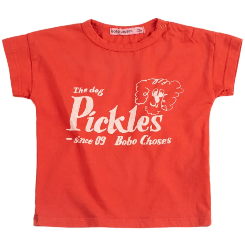 Bobo Choses Red Pickles The Dog T-Shirt 1