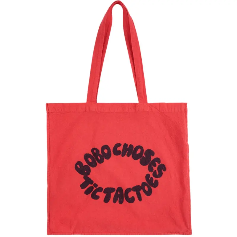 Bobo Choses Red Tic Tac Toe Tote Bag Pack 10Ud 1