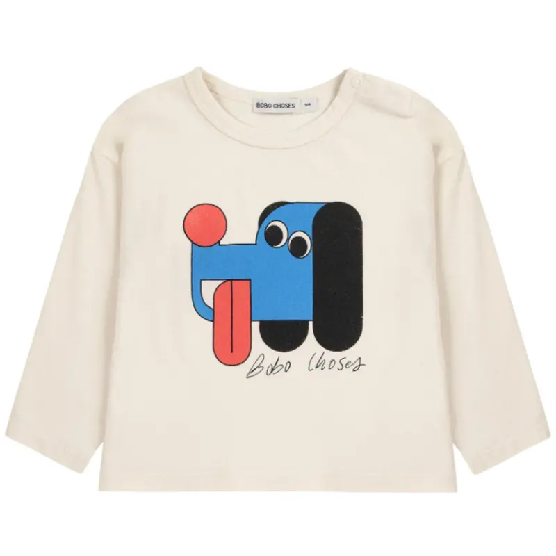 Bobo Choses White Doggy Mate T-Shirt 1