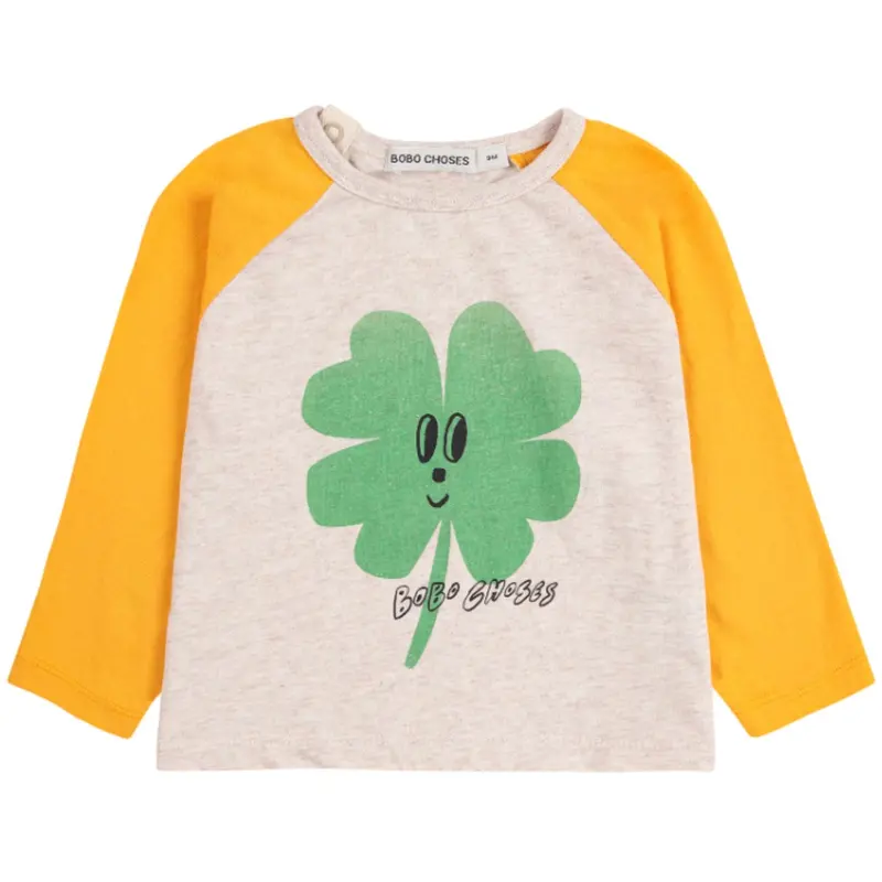 Bobo Choses White Lucky Clover T-Shirt 1