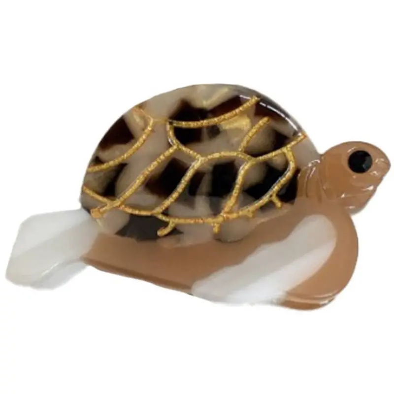 Bow's By Stær Brown Mini Turtle Hair Clip 1