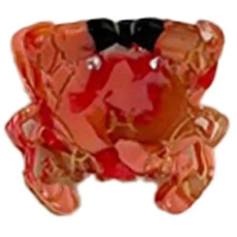 Bow's By Stær Red Mini Crab Hair Clip 1