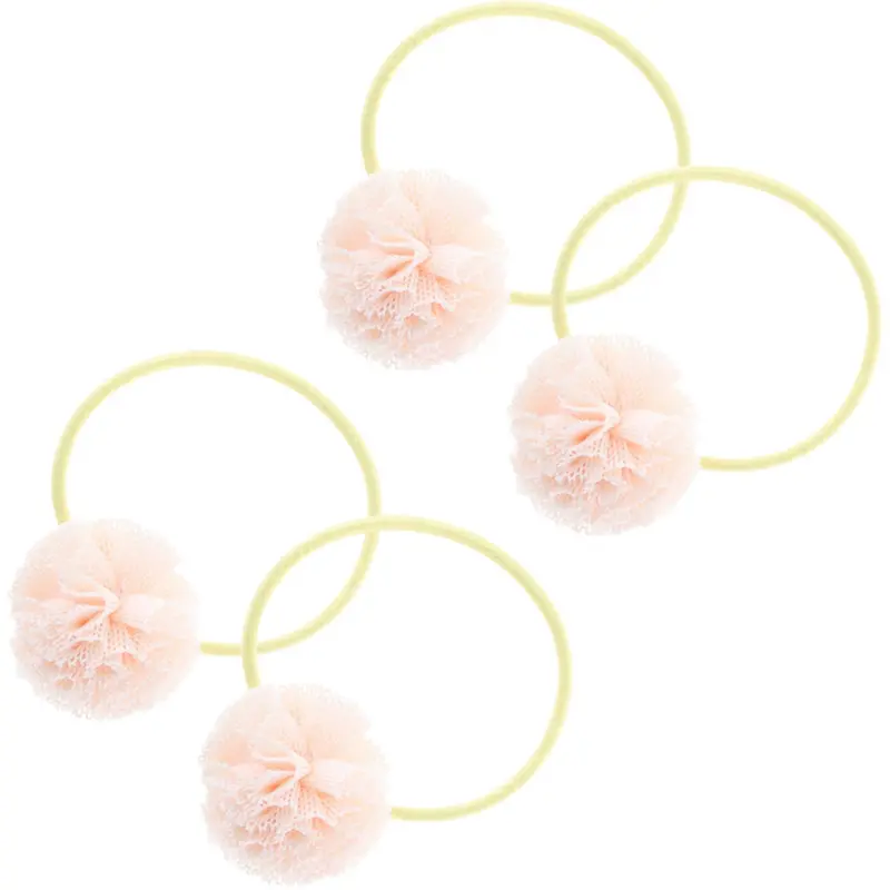 Bow's By Stær Rosa Svea Hair Elastics (4 Pack) 1