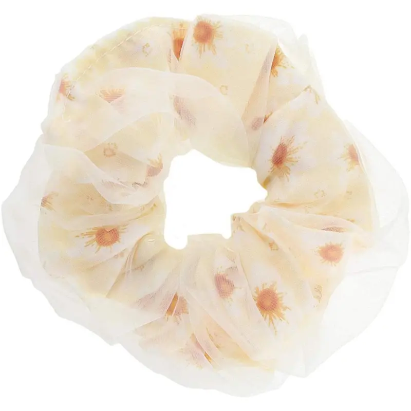 Bow's By Stær Yellow Viola Scrunchie 1