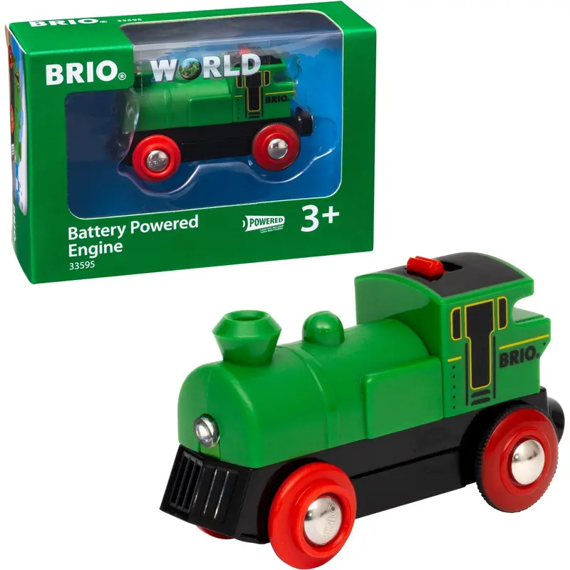 Brio® 33595 Batteridrevet Tovejs Lokomotiv, Grønt/Sort 1
