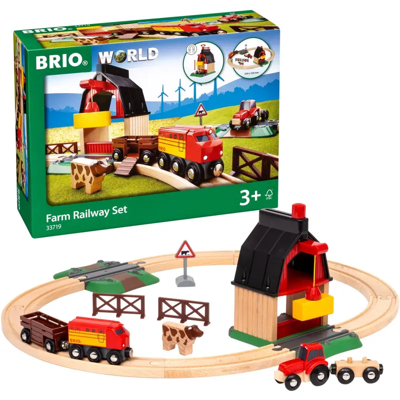 Brio® 33719 Togbane, Bondegård-På-Landet, Sæt 1