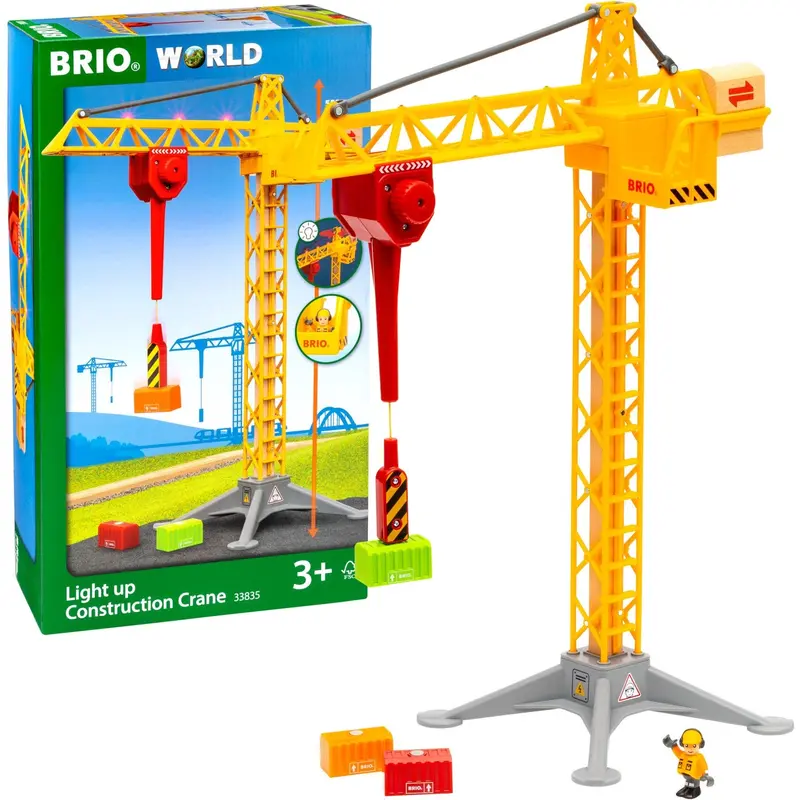 Brio® 33835 Byggekran Med Lys 1