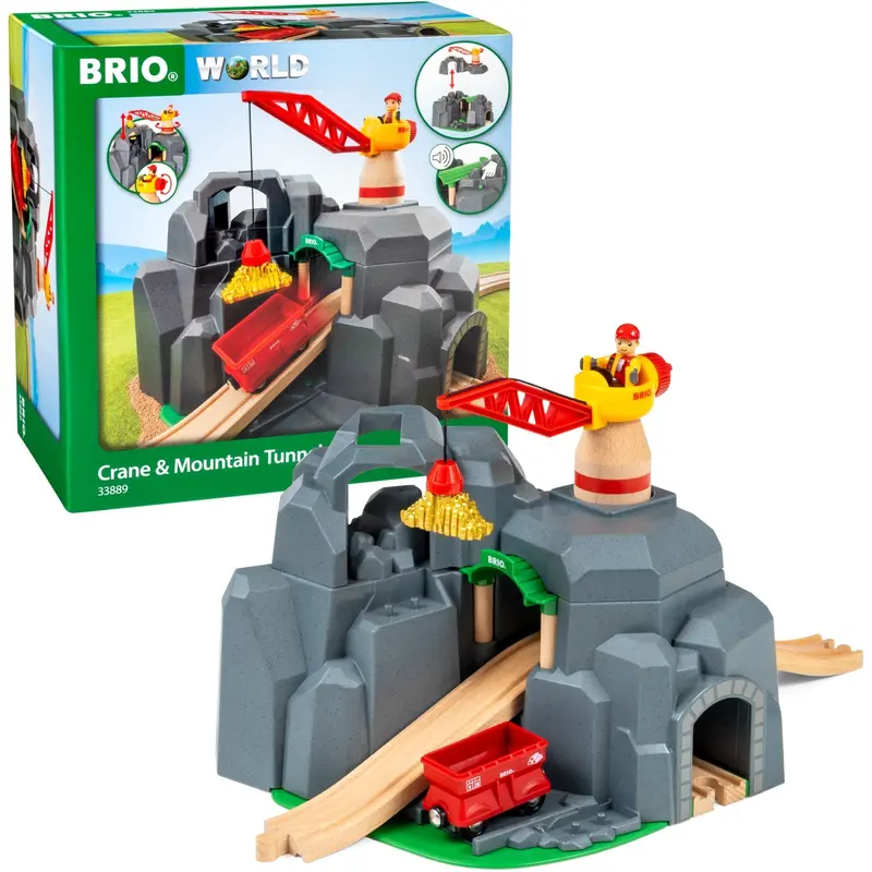 Brio® 33889 Kran- And Bjergtunnel 1