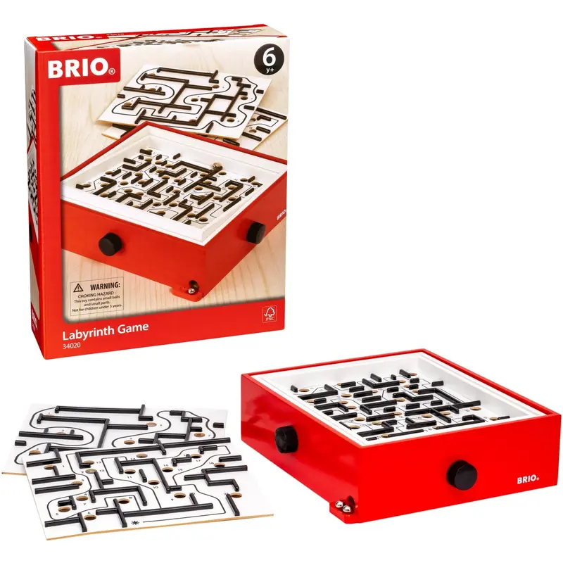 Brio® 34020 Labyrint Spil, Rød M/2 Plader 1