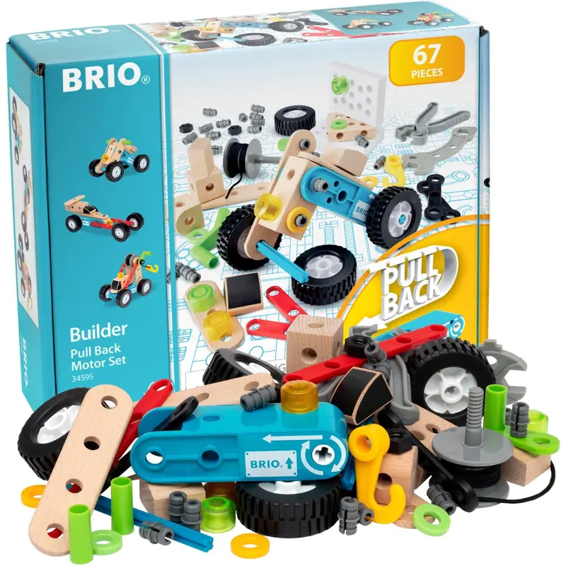 Brio® 34595 Builder Pull Back-Motorsæt 1