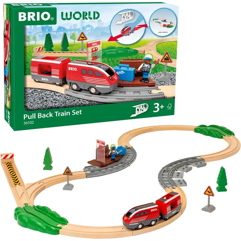Brio® 36102 Pull Back Togsæt 1