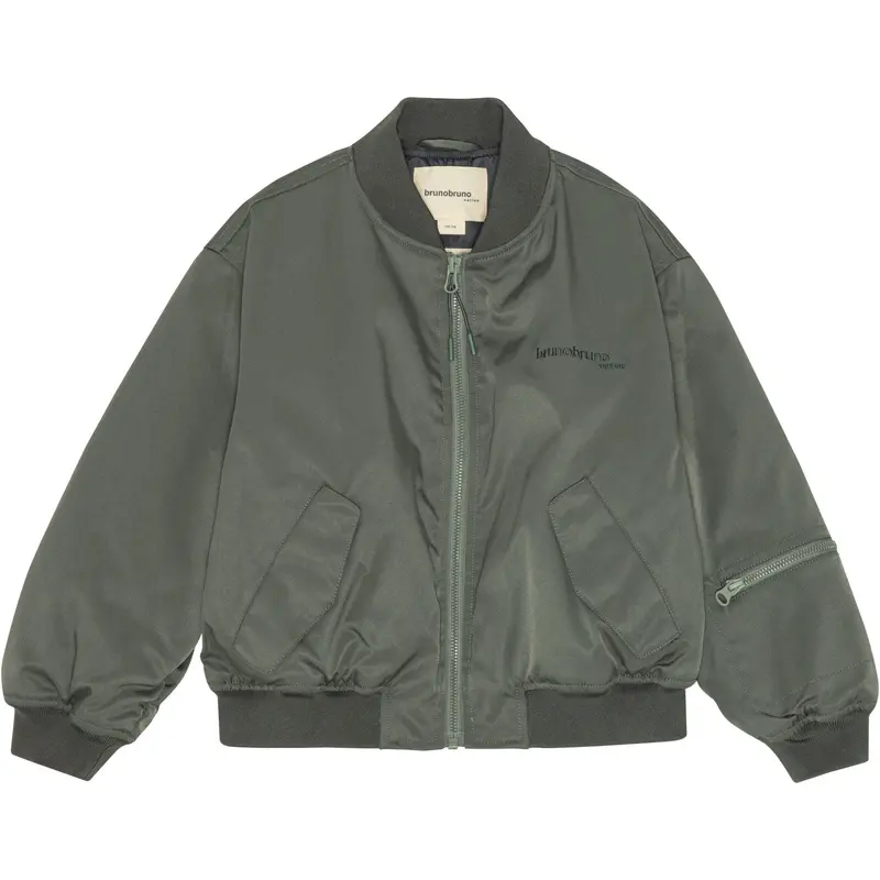 Brunobruno Nation Balsam Green Adrian Bomber Jacket 1