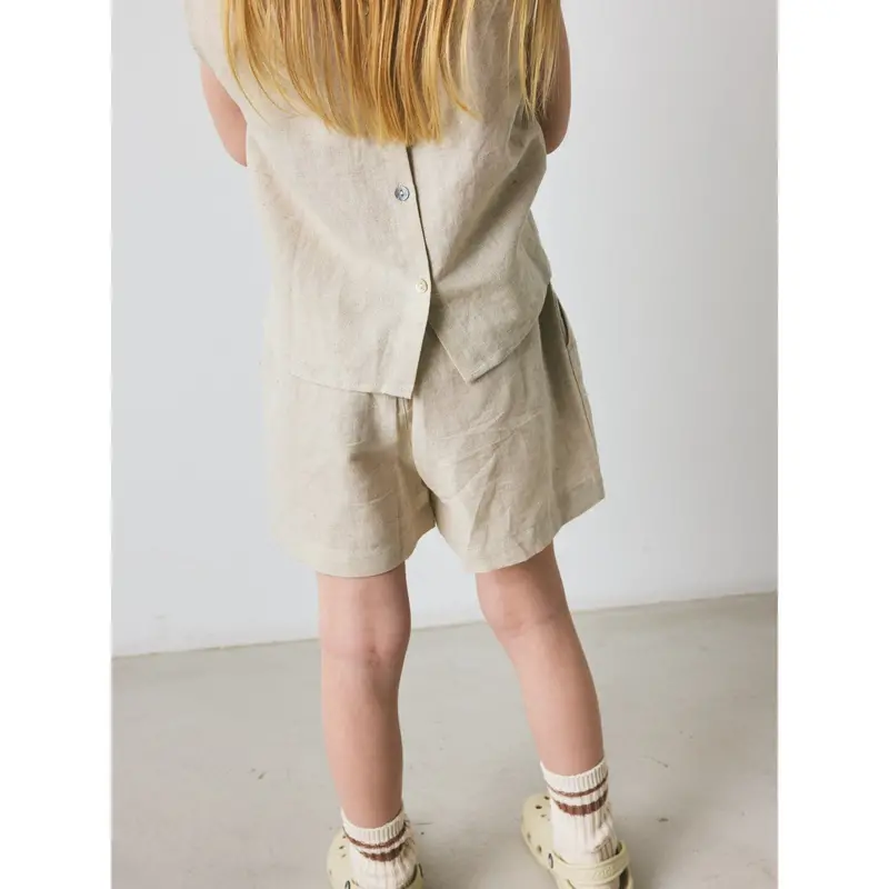 Brunobruno Nation Feather Gray Beige Theo Shorts 3