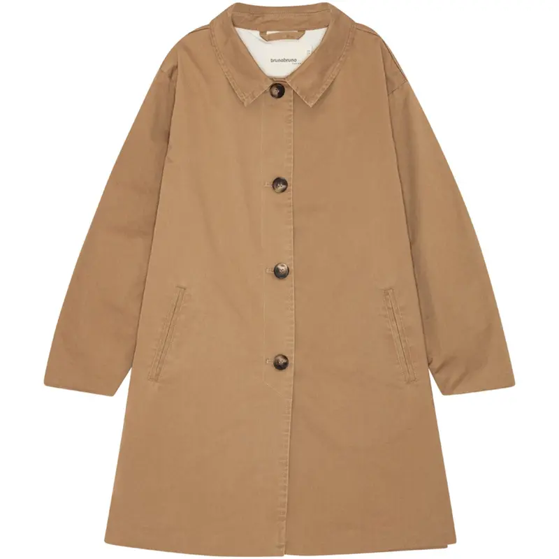 Brunobruno Nation Kelp Brown Axel Coat 1
