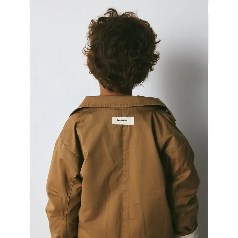 Brunobruno Nation Kelp Brown Axel Coat 5