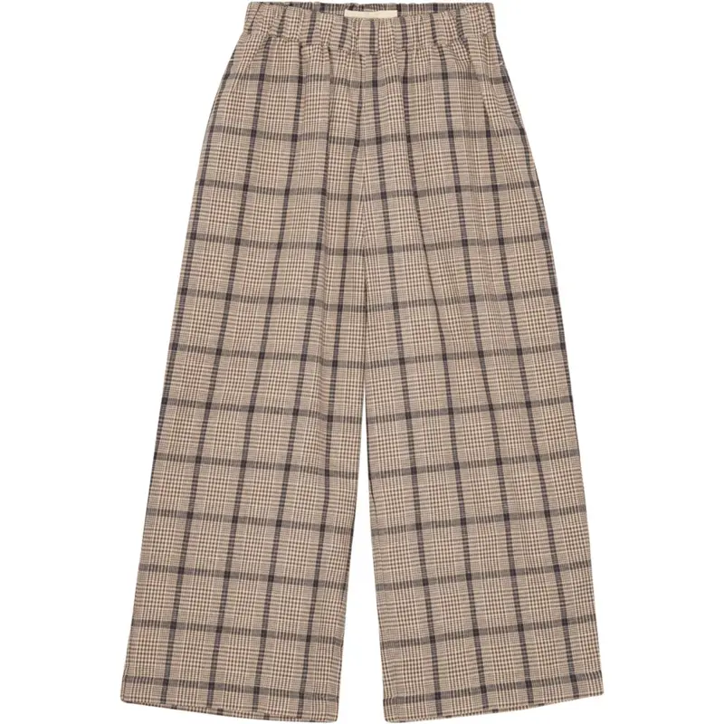 Brunobruno Nation Walnut Check Francis Walnut Check Pants 1