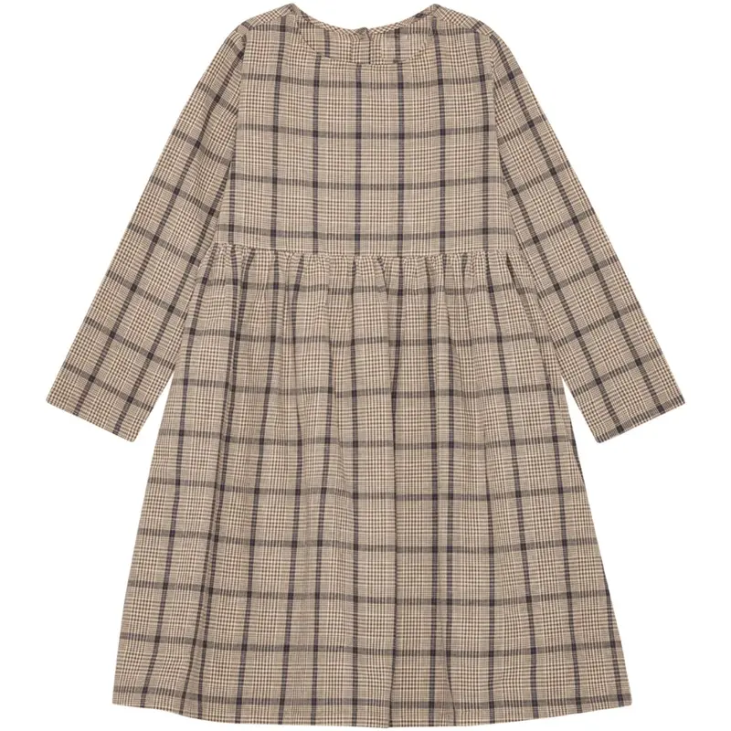 Brunobruno Nation Walnut Check Vita Walnut Check Dress 1