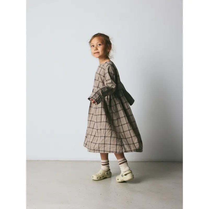 Brunobruno Nation Walnut Check Vita Walnut Check Dress 2