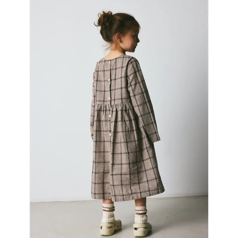 Brunobruno Nation Walnut Check Vita Walnut Check Dress 3